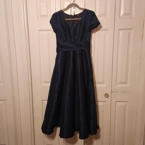 ESHAKTI CUSTOM: Navy Maxi Full Dress